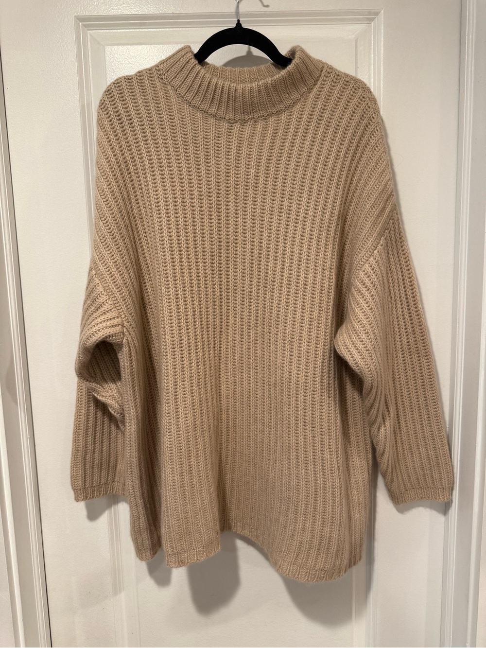 Demylee Knit Cashmere Sweater in Beige
